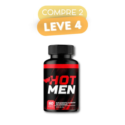 Hot Men - Suplemento Natural - Promoção Exclusiva + Frete Grátis